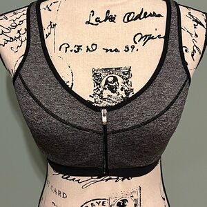 VSX Victoria Secret Sport Gray and Black Sports Bra Intimates